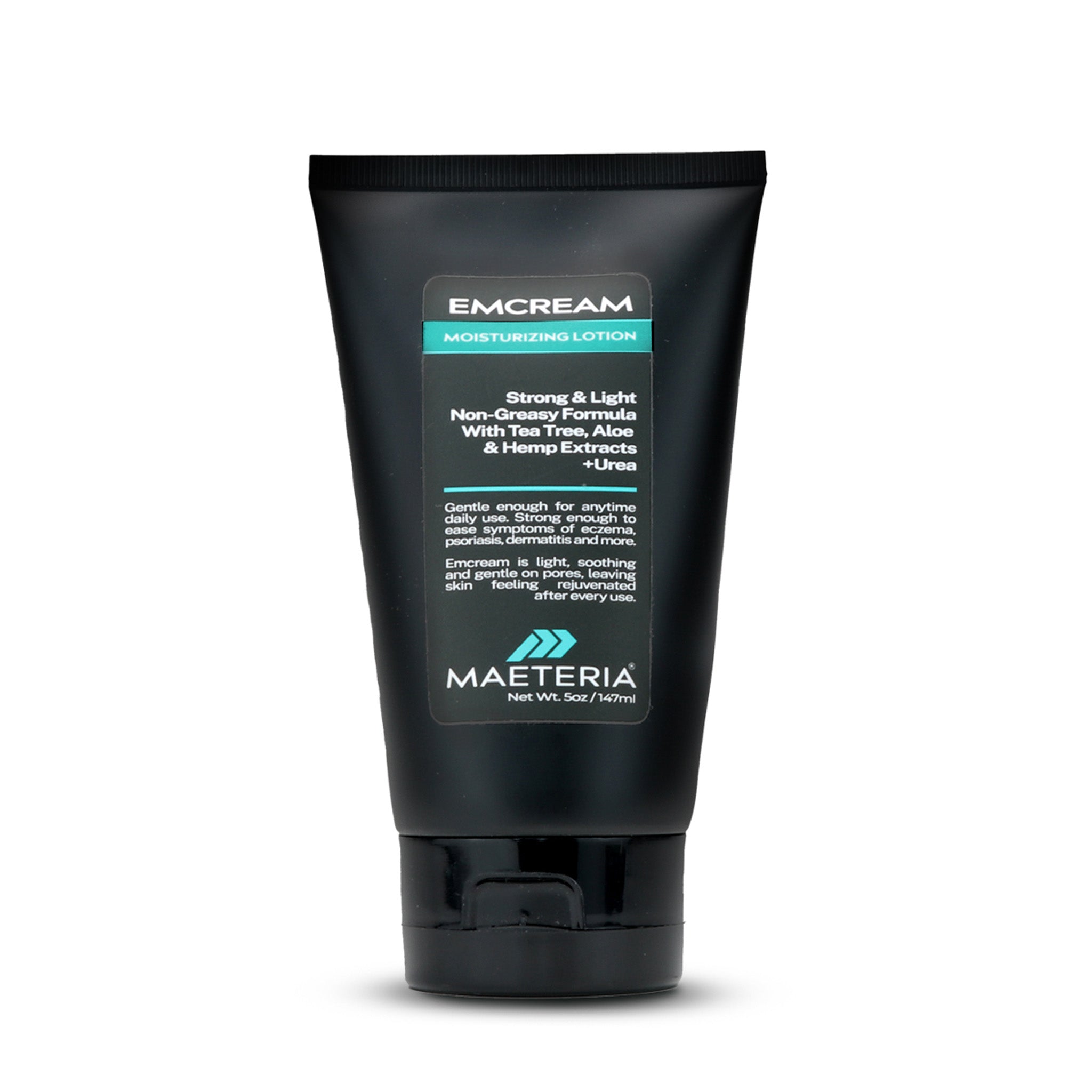 Maeteria emCream aloe vera and urea lotion for extremely dry, flaky skin