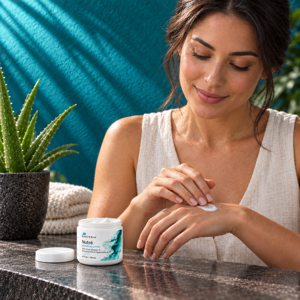 Nutre Aloe & Vitamin E Face & Body Daily Moisturizer | Maeteria